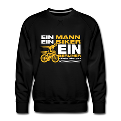 Ein Mann, Ein Biker, Ein Berliner - Männer Premium Sweatshirt