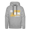 Ein Mann, Ein Biker, Ein Berliner - Männer Premium Hoodie - heather grey