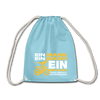 Ein Mann, Ein Biker, Ein Berliner - Turnbeutel - aqua