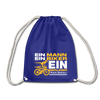 Ein Mann, Ein Biker, Ein Berliner - Turnbeutel - royal blue