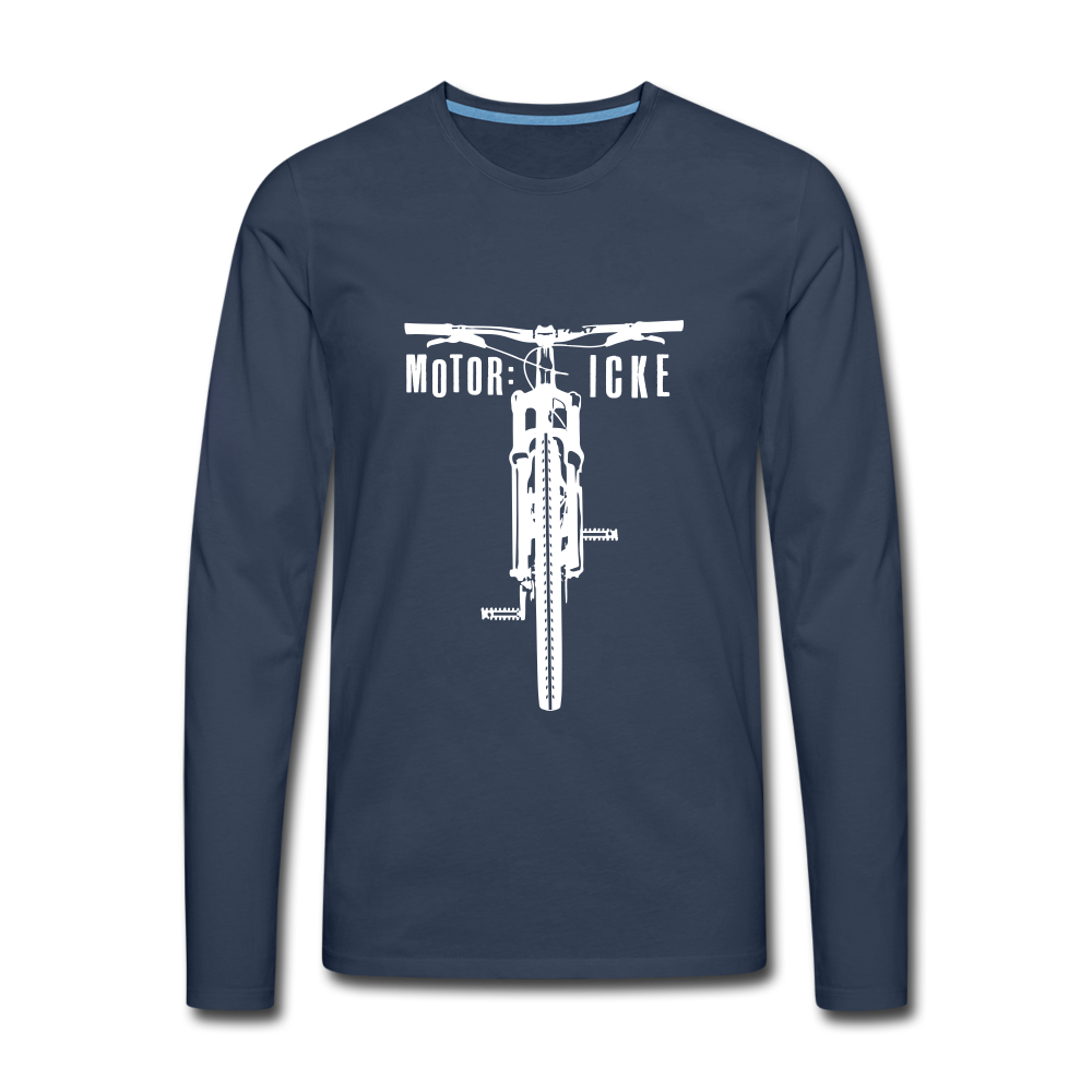 Motor icke - Männer Premium Langamshirt - navy