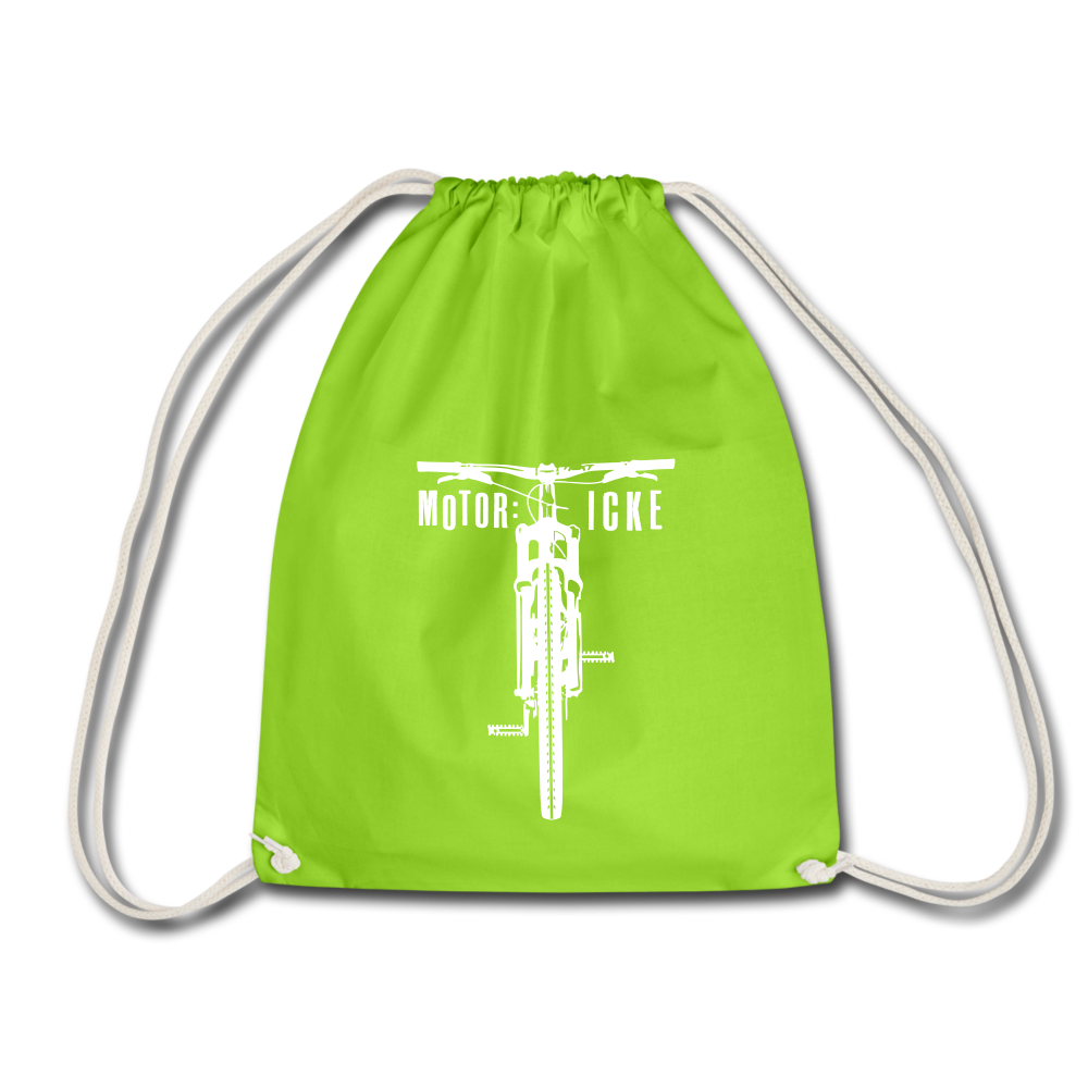 Motor icke - Turnbeutel - neon green