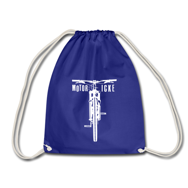 Motor icke - Turnbeutel - royal blue