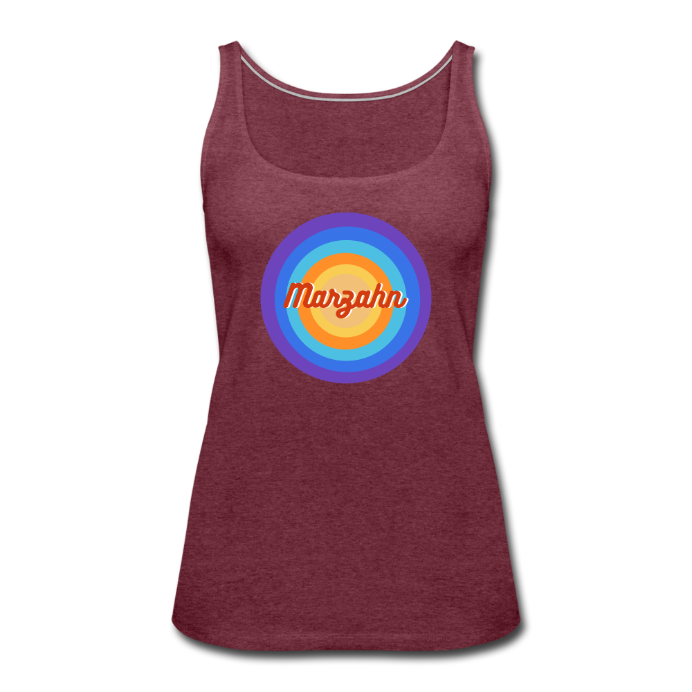 Marzahn Retro - Frauen Premium Tank Top - heather burgundy