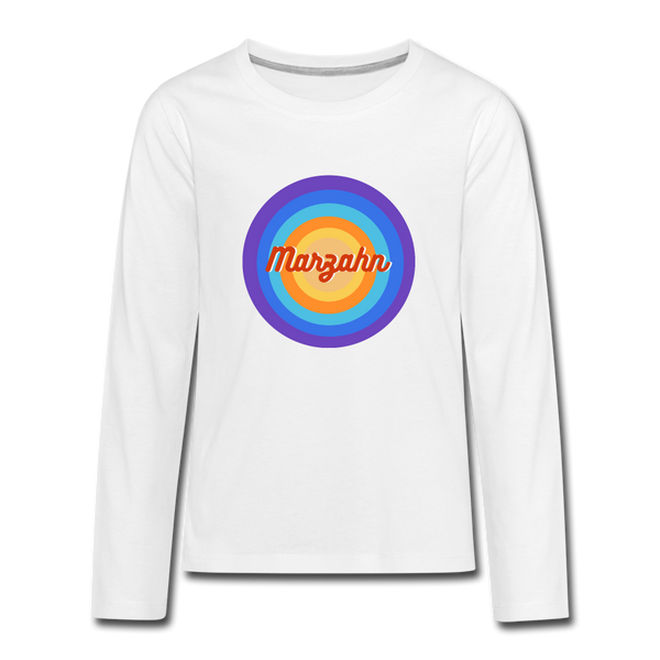 Marzahn Retro - Teenager Langarmshirt - white