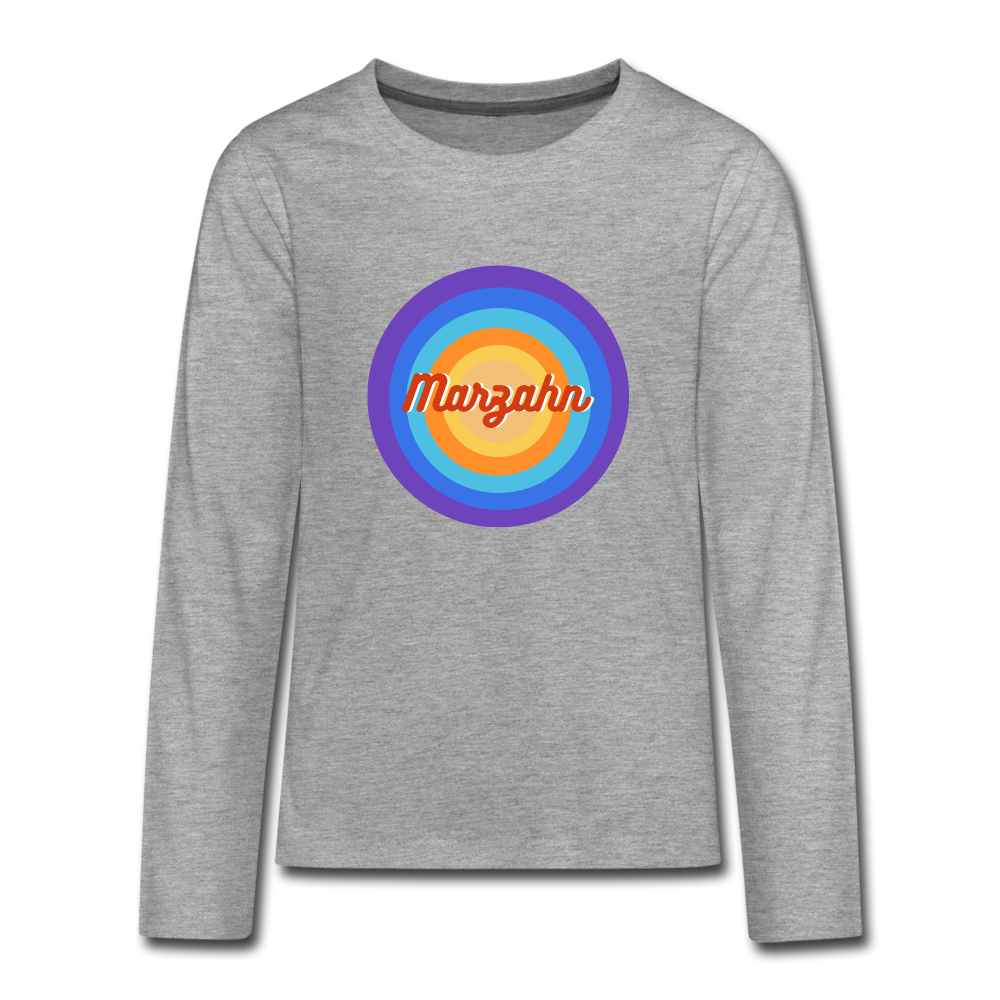 Marzahn Retro - Teenager Langarmshirt - heather grey