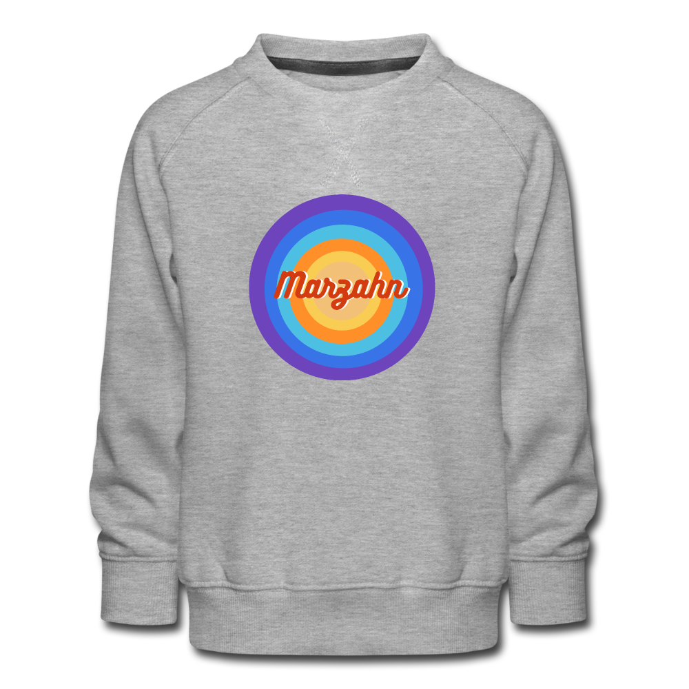 Marzahn Retro - Kinder Premium Sweatshirt - heather grey
