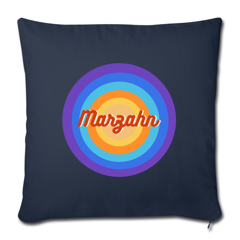 Marzahn Retro - Sofakissen mit Füllung (45 x 45 cm) - navy