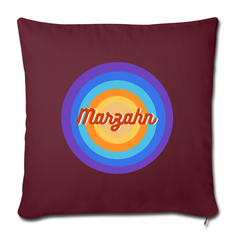 Marzahn Retro - Sofakissen mit Füllung (45 x 45 cm) - burgundy