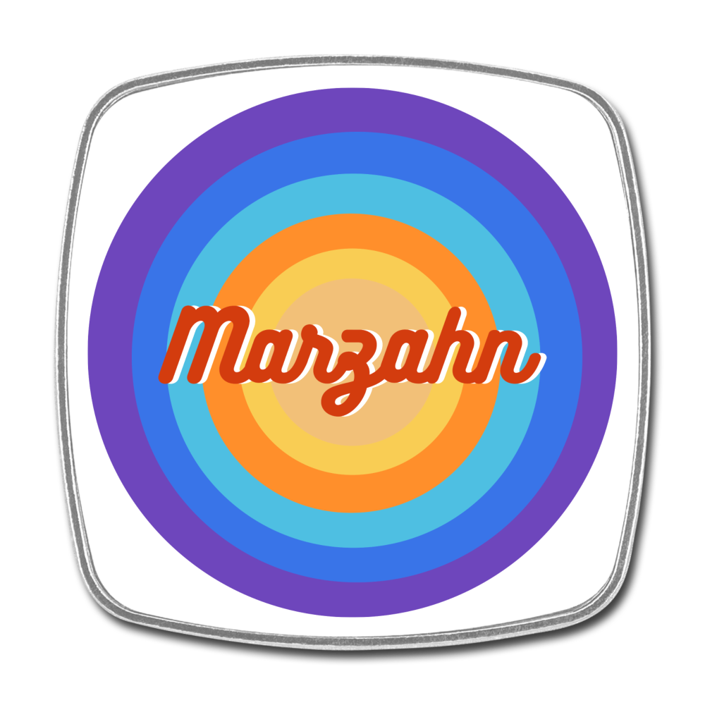 Marzahn Retro - Kühlschrankmagnet - white