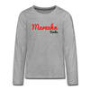 Marzahn Berlin - Teenager Langarmshirt - heather grey