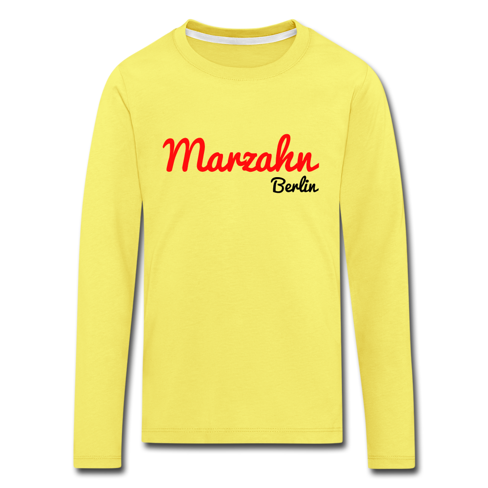 Marzahn Berlin - Kinder Langarmshirt - yellow