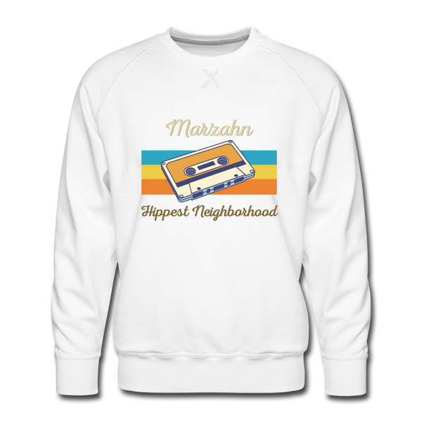 Marzahn Hippest Neighborhood - Männer Premium Sweatshirt - white