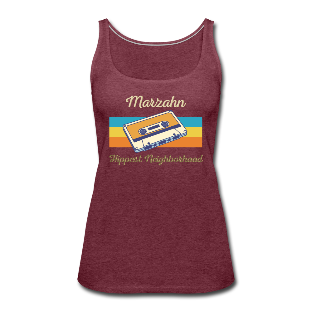Marzahn Hippest Neighborhood - Frauen Premium Tank Top - heather burgundy