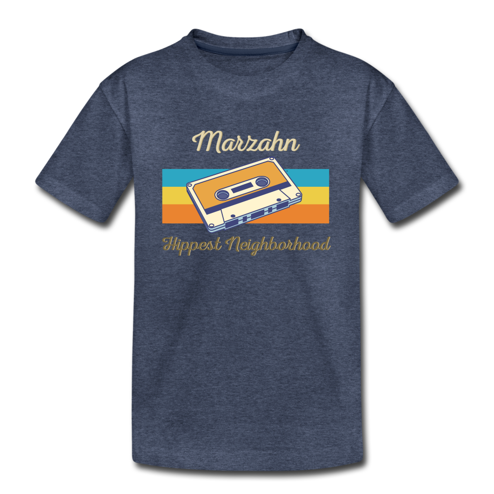 Marzahn Hippest Neighborhood - Teenager Premium T-Shirt - heather blue