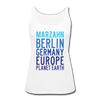 Marzahn Planet Earth - Frauen Premium Tank Top - white