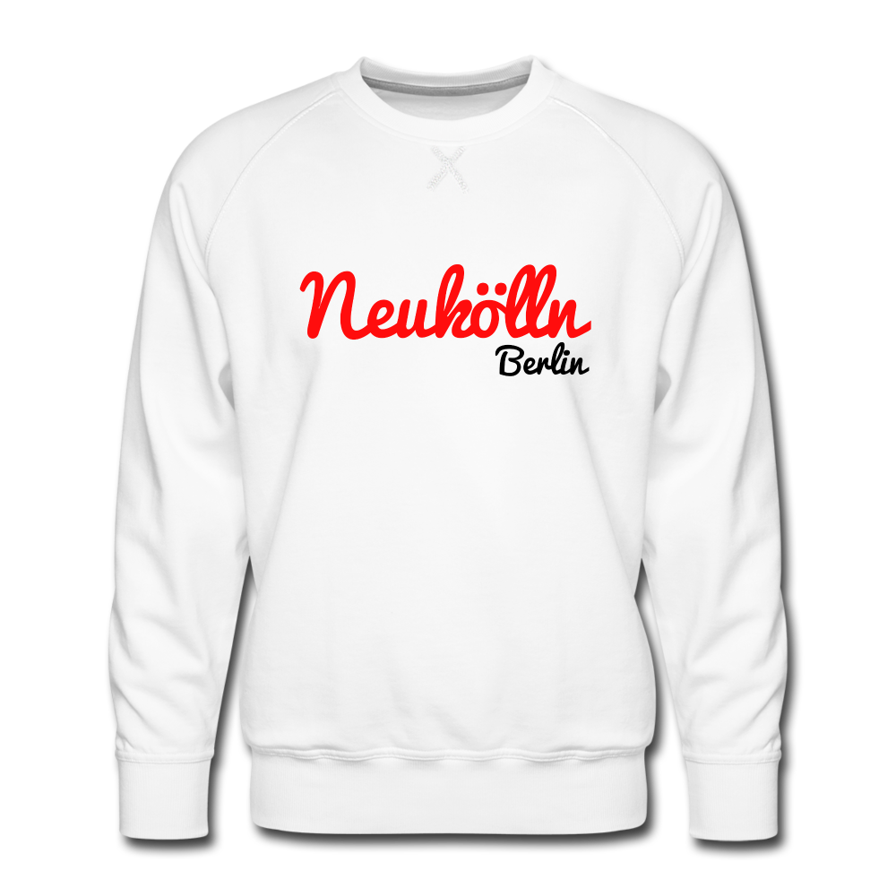 Neukölln Berlin - Männer Premium Sweatshirt - white
