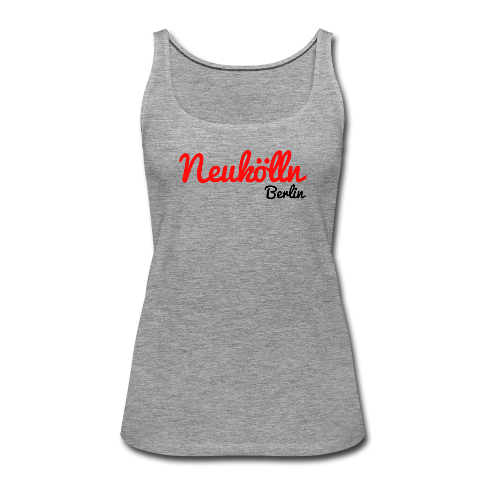 Neukölln Berlin - Frauen Premium Tank Top - heather grey
