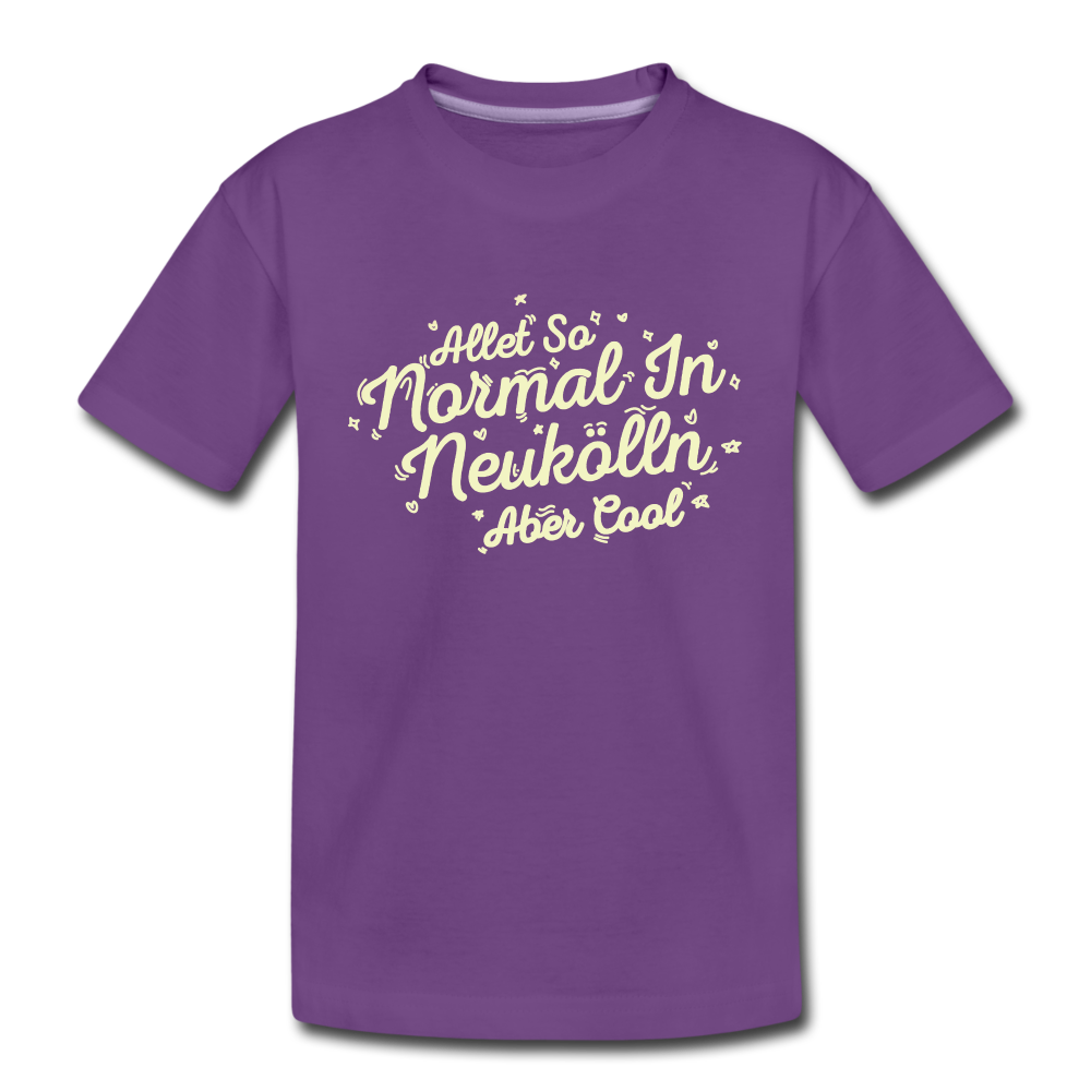 Neukölln is so normal - Teenager Premium T-Shirt - purple