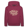Neukölln is so normal - Kinder Premium Hoodie - bordeaux