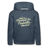 Neukölln is so normal - Kinder Premium Hoodie - heather denim