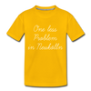 One Less Problem in Neukölln - Kinder Premium T-Shirt - sun yellow