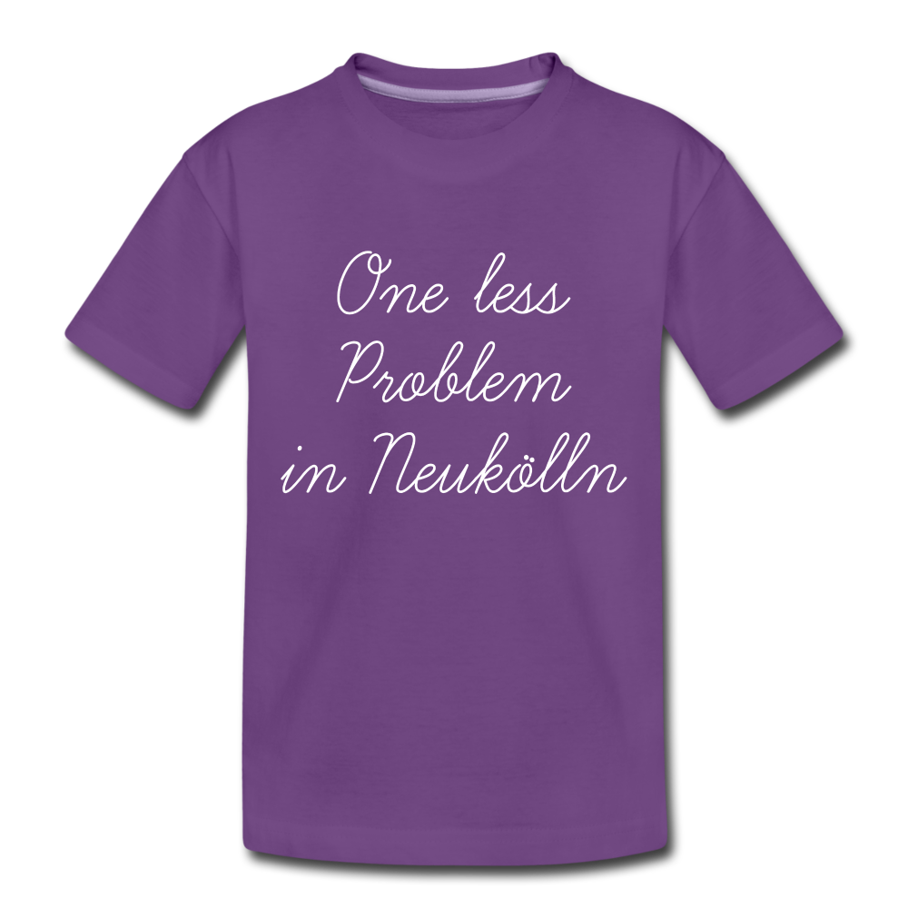 One Less Problem in Neukölln - Kinder Premium T-Shirt - purple
