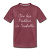 One Less Problem in Neukölln - Kinder Premium T-Shirt - heather burgundy