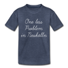 One Less Problem in Neukölln - Kinder Premium T-Shirt - heather blue