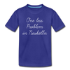 One Less Problem in Neukölln - Teenager Premium T-Shirt - royal blue
