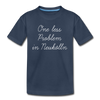 One Less Problem in Neukölln - Teenager Premium T-Shirt - navy