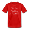 One Less Problem in Neukölln - Teenager Premium T-Shirt - red