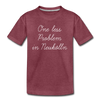 One Less Problem in Neukölln - Teenager Premium T-Shirt - heather burgundy
