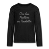 One Less Problem in Neukölln - Teenager Langarmshirt - charcoal grey