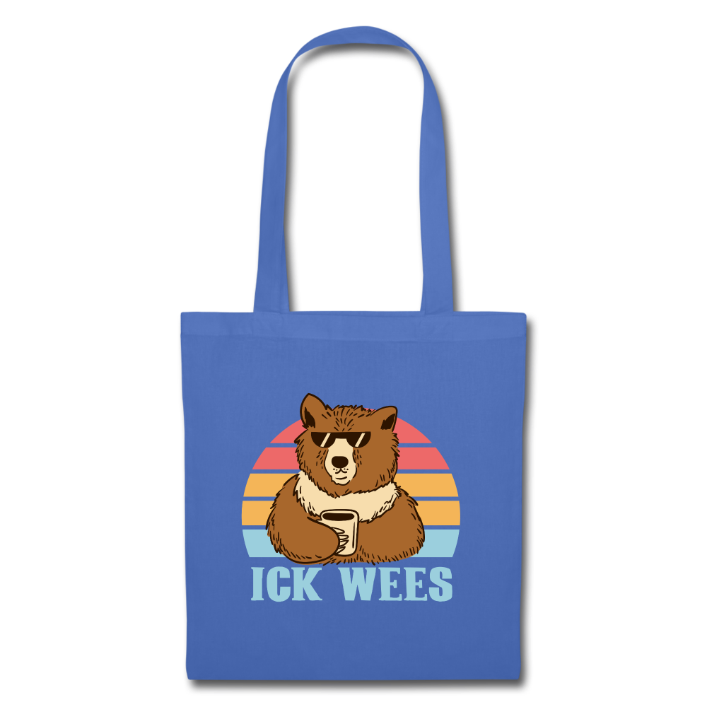 ick wees - Stoffbeutel - light blue