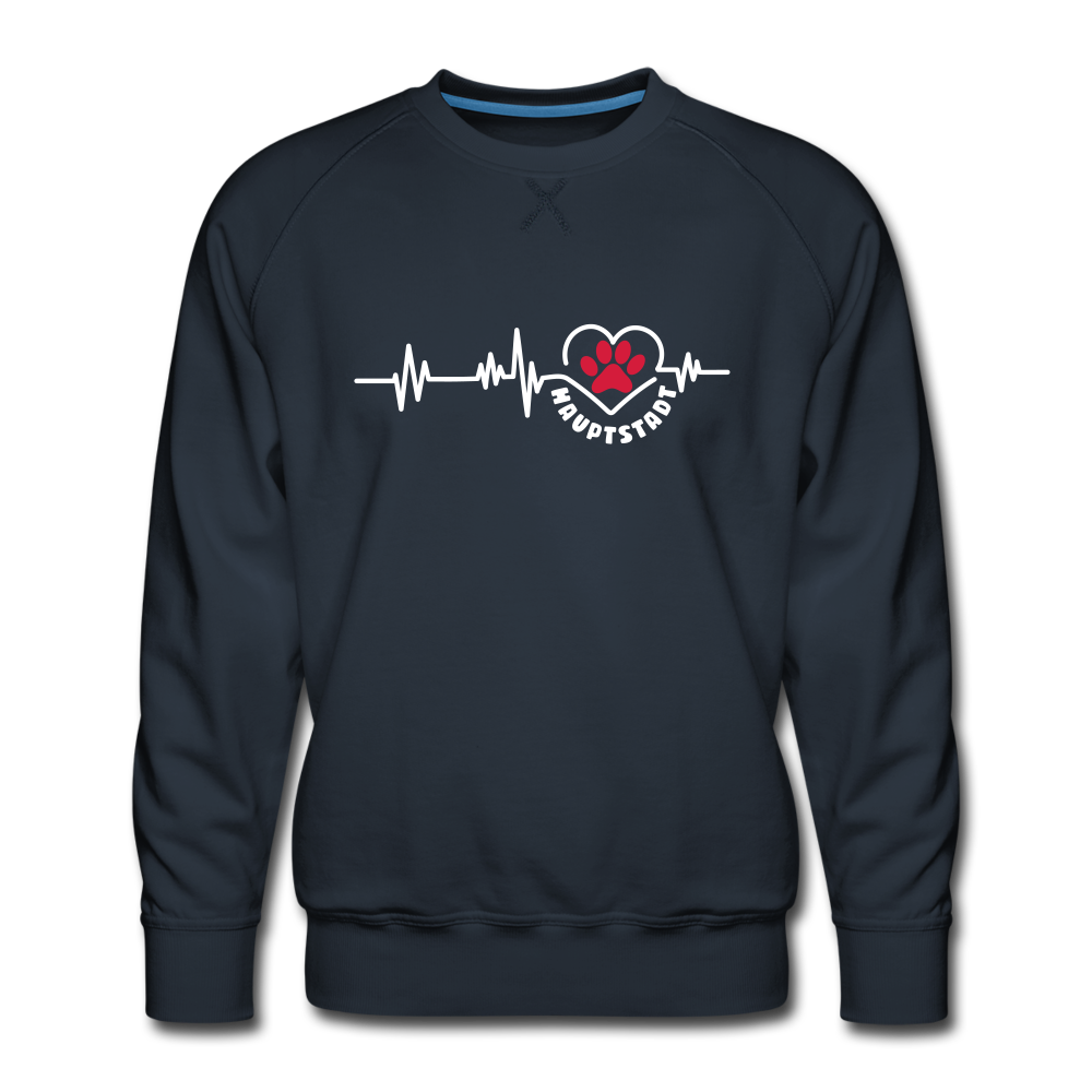 Haupstadt - Männer Premium Sweatshirt - navy