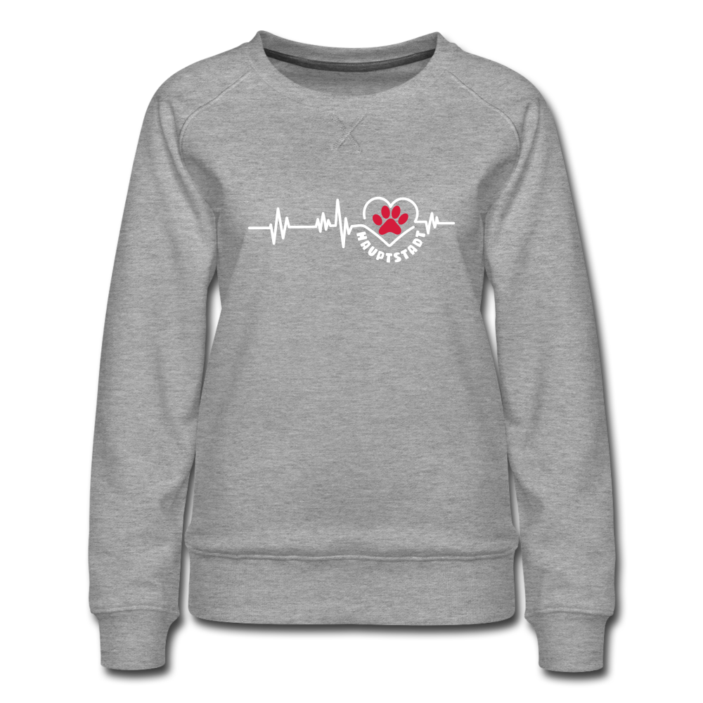 Haupstadt - Frauen Premium Sweatshirt - heather grey
