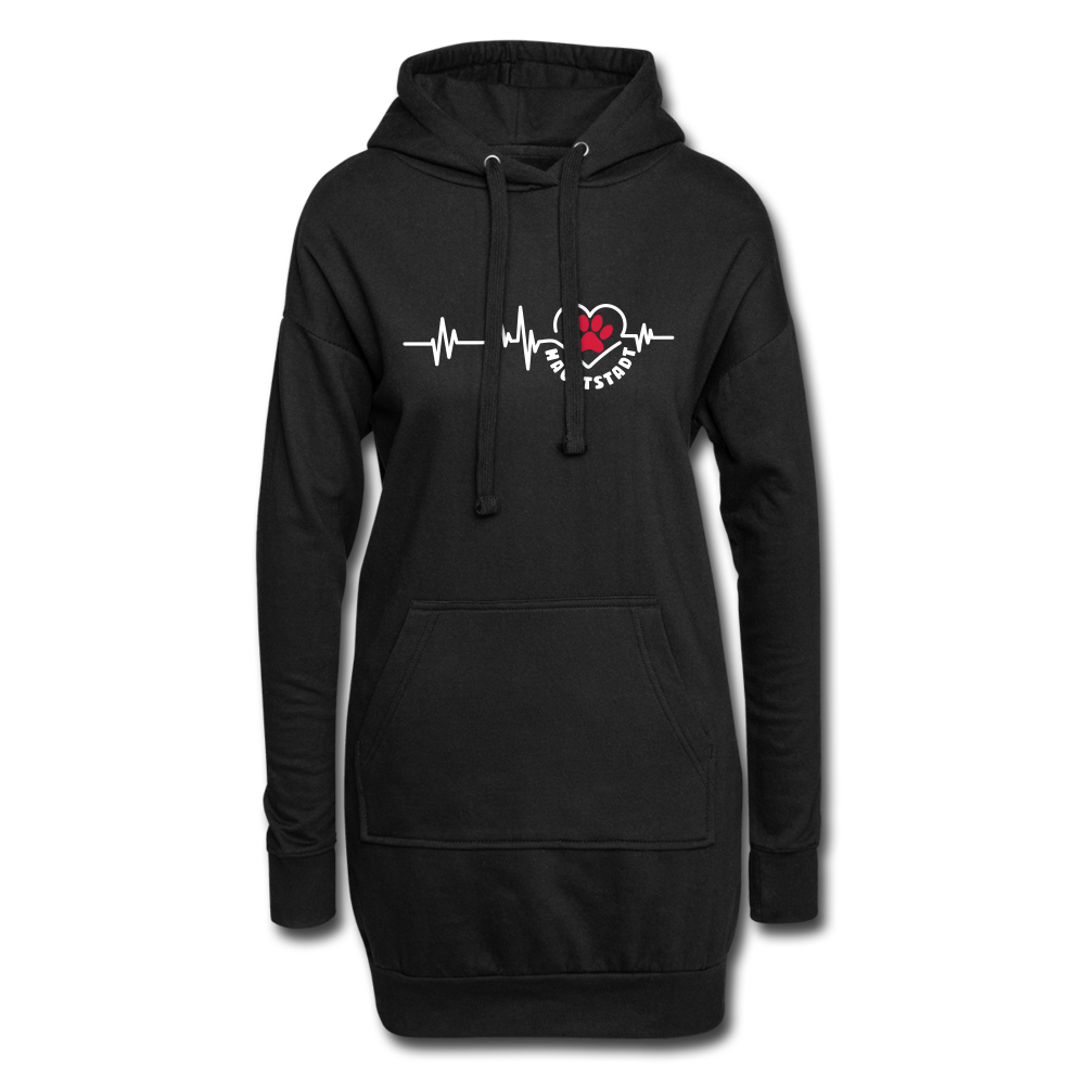 Haupstadt - Hoodie-Kleid - black