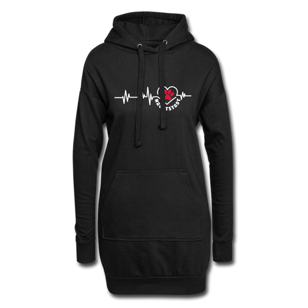 Haupstadt - Hoodie-Kleid - black