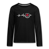 Haupstadt - Teenager Langarmshirt - black