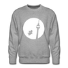 Hund am Fernsehturm - Männer Premium Sweatshirt - heather grey