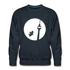 Hund am Fernsehturm - Männer Premium Sweatshirt