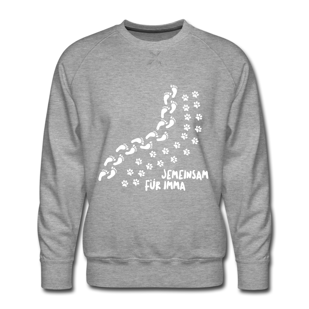 Jemeinsam Für Imma - Männer Premium Sweatshirt - heather grey