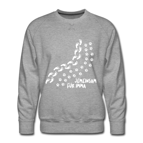 Jemeinsam Für Imma - Männer Premium Sweatshirt - heather grey