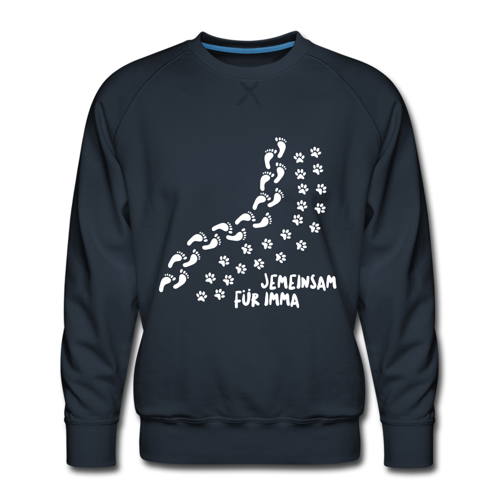 Jemeinsam Für Imma - Männer Premium Sweatshirt - navy