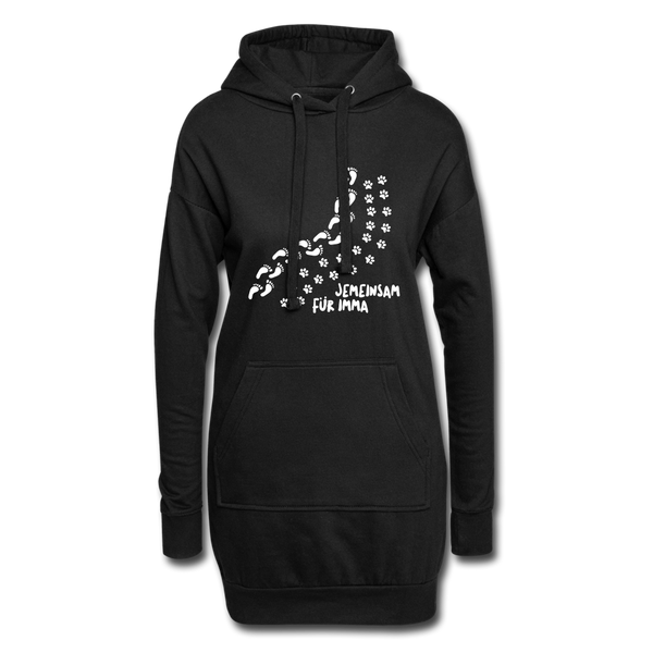 Jemeinsam Für Imma - Hoodie-Kleid - black