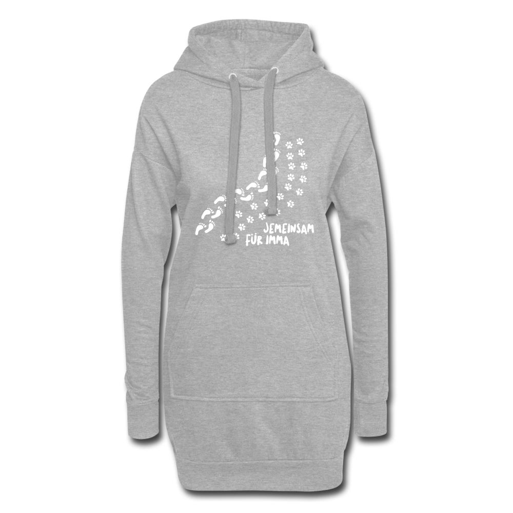 Jemeinsam Für Imma - Hoodie-Kleid - heather grey