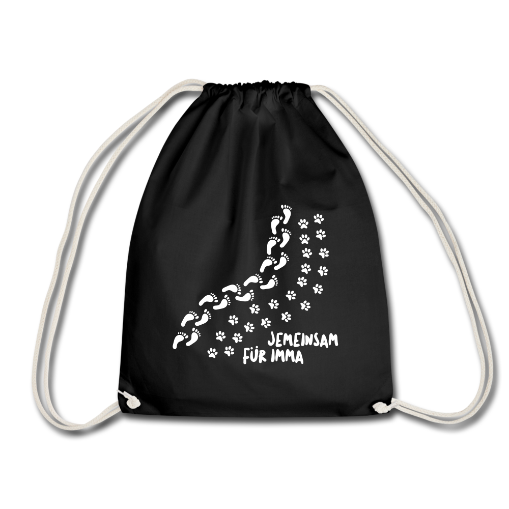 Jemeinsam Für Imma - Turnbeutel - black