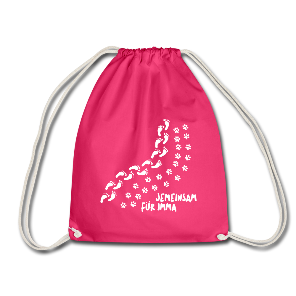 Jemeinsam Für Imma - Turnbeutel - fuchsia