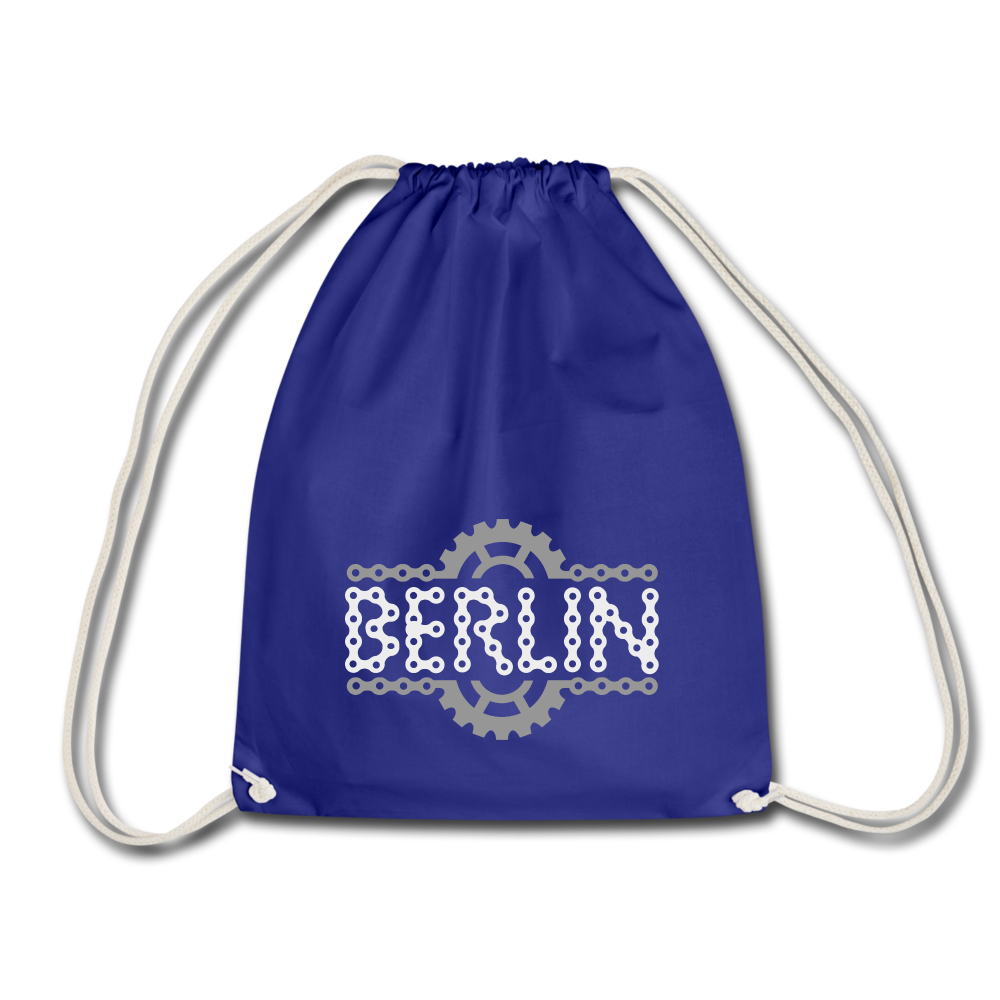 Berliner Fahrradkette - Turnbeutel - royal blue